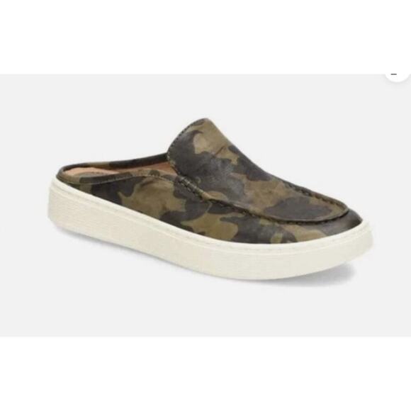 SOFFT Somers III Slide Slip On Sneaker Camo Leather Mule Size 8.5 - Picture 11 of 11